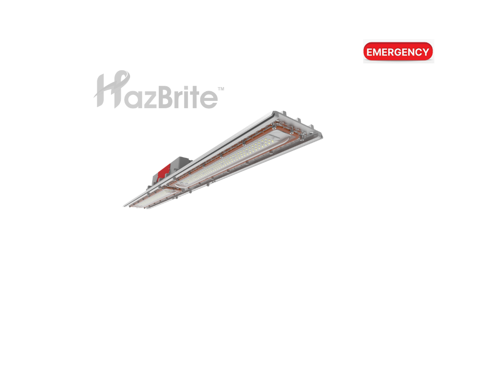 hrl em explosion proof led linear lighting for hazardous environments